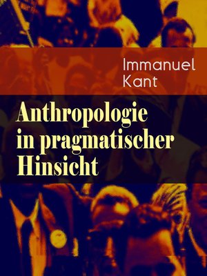 cover image of Anthropologie in pragmatischer Hinsicht